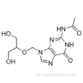 Acetamida, N- [6,9-dihidro-9 - [[2-hidroxi-1- (hidroximetil) etoxi] metil] -6-oxo-1H-purin-2-il] - CAS 84245-12-5